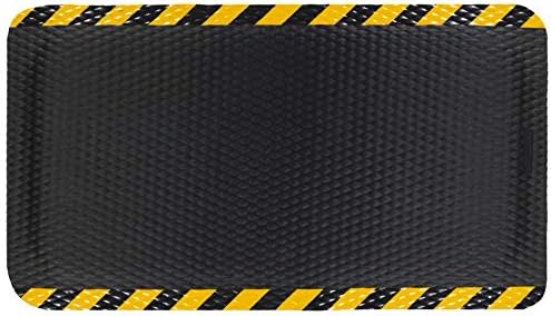 Hog Heaven Industrial-Grade Anti-Fatigue Mat | OSHA Yellow Striped Border | - Image 4