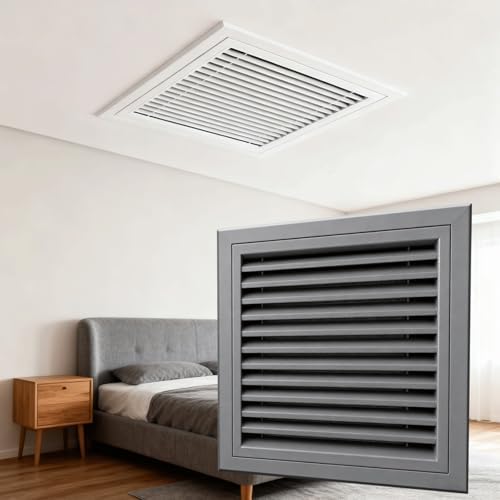Gray 12x14in Return Air Grille by Unknown