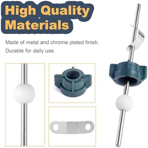 Lavatory Pop Up Center Piece Assembly, Pivot Rod Bathroom Sink Repair Kit - Image 2