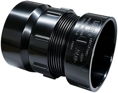 Lesso 2''ABS Union 2-Inch X 2-Inch Hub Union by LESSO