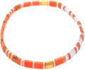 Sonateomber Tila Flat Beaded Stretch Bracelets for Women, Trendy Unique Colorful Square Beads Handmade Stack Bracelet Friendship Accessories Fashion Jewelry Gift