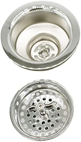 Westbrass CO2195-05 COMBO PACK 3-1/2" Wing Nut Twist Style Large Kitchen Sink - Image 4
