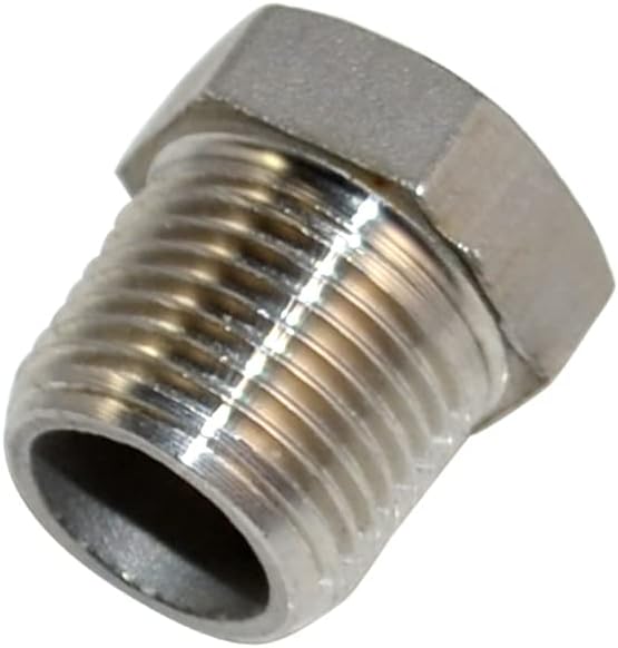 3/8" Male NPT to 1/4" Female NPT Female Reducing/Reducer Bushing Pipe Fitting - Image 5