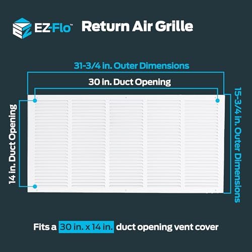 EZ-FLO 30 x 14 Inch Return Air Vent Cover - Image 2