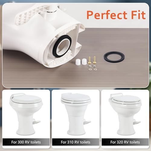 boeemi RV Toilet Seal Kit for Dometics 300 310 320 Series, 2-in-1 Combo - Image 3