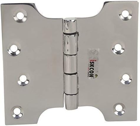 SSISKCON 4 Inch Parliament Door Hinge Wide Stainless Steel by Luxurystainlesssteelhardwareaccessoriesforhome