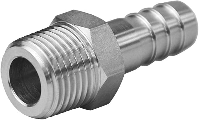 Stainless Steel Hose Barb Fitting 5/8" Hose Barb to 1" NPT Male Thread - Image 6
