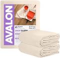 Canvas Drop Cloth for Painting 4x15 feet Pack of 12-8oz Painters Drop Cloths by Unknown