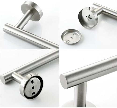 Nolimas 12 Inch Bath Hand Towel Bar SUS 304 Stainless Steel Towel Rod Rack - Image 6