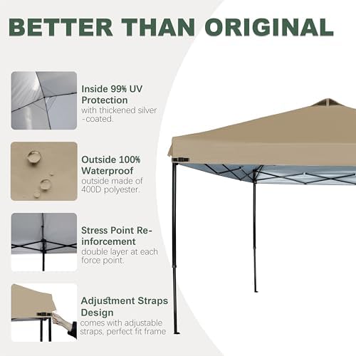 10x10 Canopy Replacement Top - Image 3