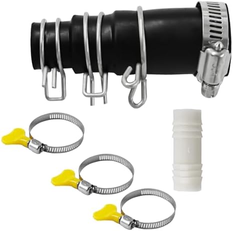 Garbage Disposal Dishwasher Connector Kit, Dishwasher Drain Hose Adapter Kit by Anglepingping
