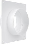 Repa Market 4 Inch Duct Connector Flange – Plastic Round Male Fit Vent Pipe by RepaMarket