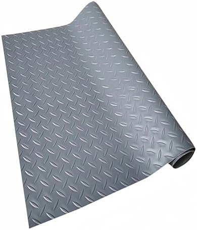 Portable Floor Mat Gray 0.7×17m, Roll Up Floor Cover, Transportable Mat by Unknown