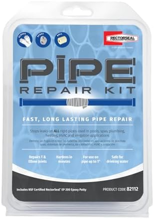 RectorSeal Pipe Repair 82112 Pipe Repair Kit, Easy Application, Repairs 1" and - Image 3