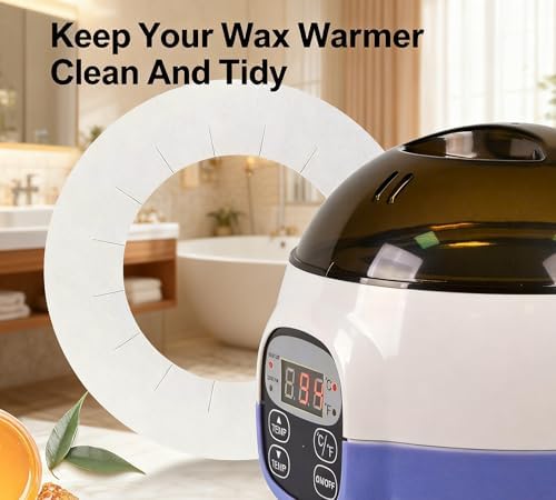 30 Pieces Clean Collars Ring for Wax Warmer, Universal Protective Collars for - Image 4