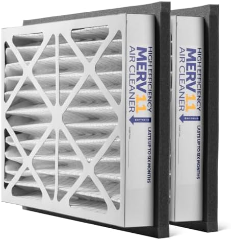 Zephyr 10x10x3 VGF Merv 11 Pleated 3" Air Cleaner Filters. Box of 2 by Unknown