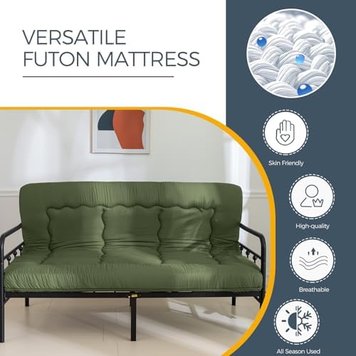 MAXYOYO 6" Extra Thick Japanese Floor Mattress Full Folding Futon Mattress - Image 5