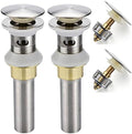 Rockgoya Bathroom Sink Drain, 2 Pack Drain Stopper Bathroom Sink by Rockgoya