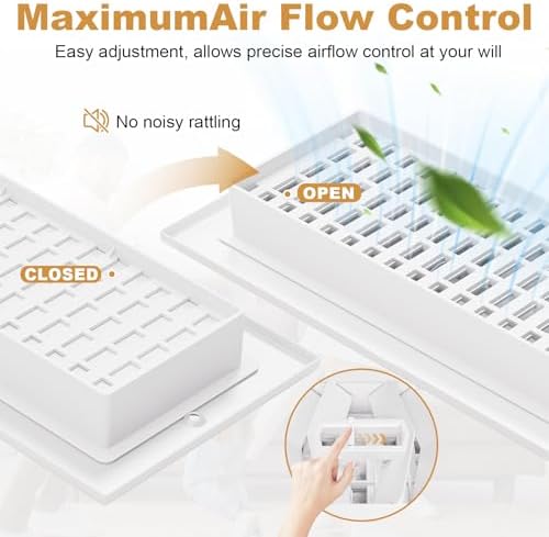 4x10 Floor Vent Cover 6-Pack Heavy Duty Floor Register - Image 6