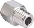 Stainless Steel 304 1/4" NPT Female x M20*1.5 Male Pipe Adapter 1pc by Unknown