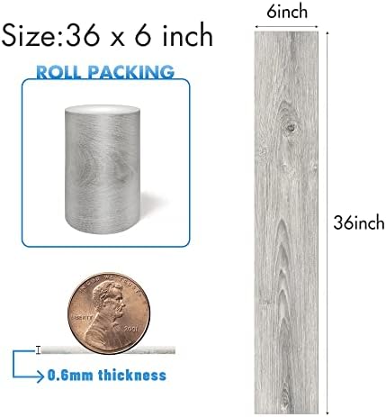 Lareko Peel and Stick Floor Tile, Waterproof Vinyl Plank Flooring - Image 3