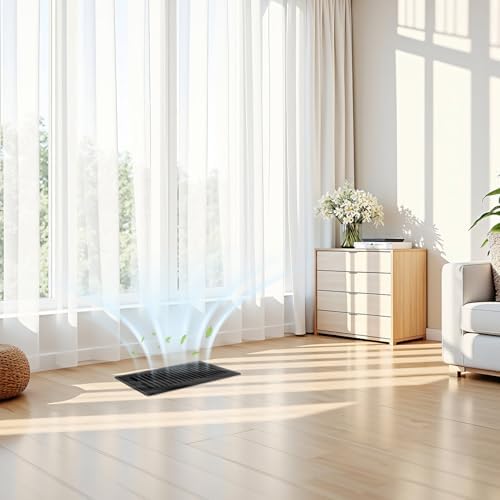 4x10 Floor Register, 2 Pack Heavy Duty Steel Walkable Floor Vent Covers - Image 6
