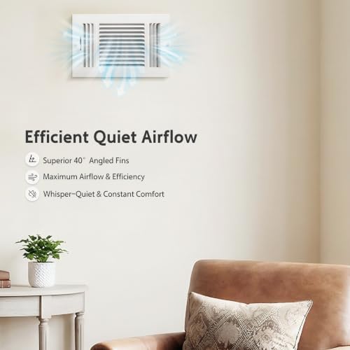 Steel Return Air Grille, Fits Universal Duct Opening, Stamped Durable Steel - Image 6