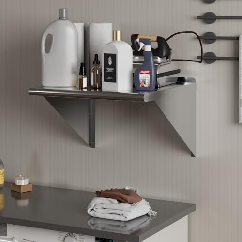 AmGood 24 in. x 24 in. Stainless Steel Wall Mount Shelf - Image 6