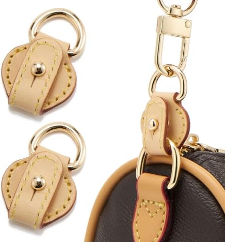 DEVPSISR 2Pcs Vachetta Leather D Rings - Image 3