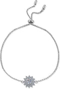 14K Gold Over S925 Sterling Silver 0.3ct/0.5ct D-color VVS2 Diamond Bracelet with Adjustable Chain, Delicate Present for Special Occasions