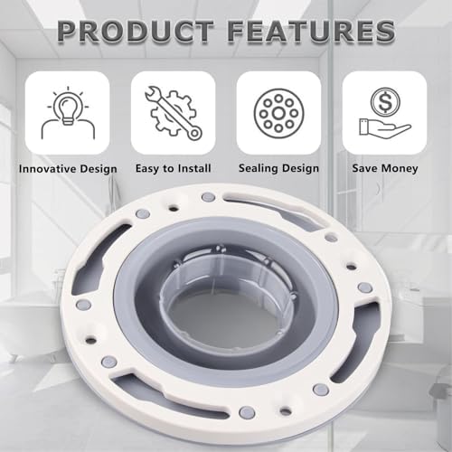 Universal Toilet Flange Repair Kit, Leakage Proof Toilet Repair Flange - Image 6