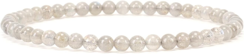 Cherry Tree Collection - Small, Medium, Large Sizes - Gemstone Beaded Bracelets For Women and Men - 4mm Round Beads