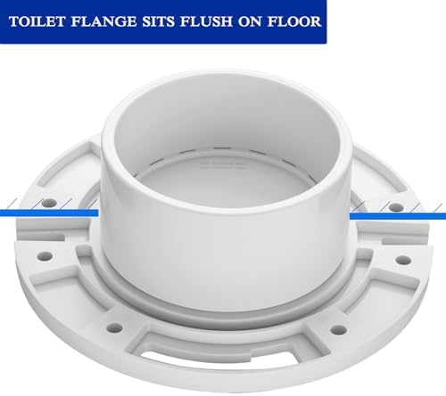 Yariwiz 3 inch or 4 inch PVC Twist-N-Set Closet Flange - Image 5