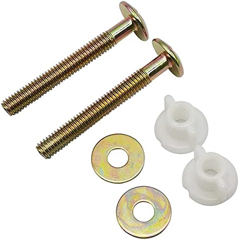 2 Pack Toilet Seat Screws Heavy Duty Hinge Bolts Screws - Image 3