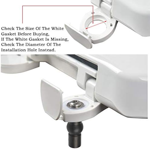 FOCCTS 4 Pack Toilet Seat Fixing Screws, Universal Toilet Seat Bolts Kit - Image 6