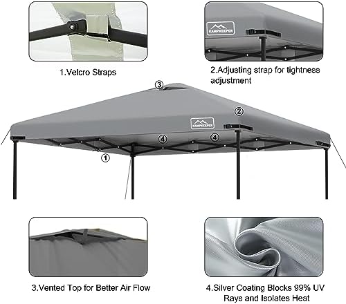 10x10 Replacement Top Pop Up Canopy Tent Cover Roof - Image 5
