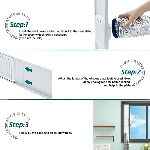 Daisypower Dryer Vent Window Kit - Image 4