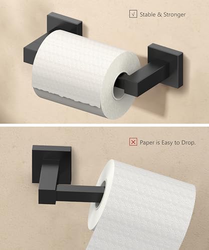 FORIOUS Commercial Toilet Paper Holder Wall Mount Bathroom Tissue Holder - Image 3