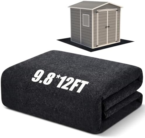 Shed Floor Mat 9.8 x 12 ft, PE Backing by Kedauud