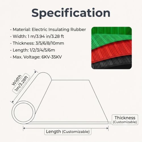 Electrical Rubber Insulation Mat - Image 2