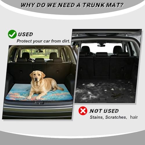 Sea Turtle Universal Car Trunk Mat All Weather Trunk Protection Cargo Liner - Image 4