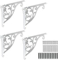 Khtumeware Ornate Decorative Shelf Brackets, 12 inch Big wall Mounted Shelving by khtumeware