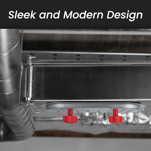 Repa Market 8'' x 4'' Inch Rectangular Duct Access Door, Square Ducting - Image 5