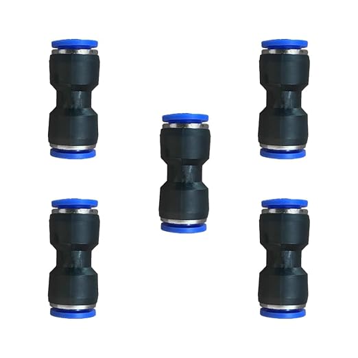 zjxed 11mm OD x 11mm OD Pneumatic quick Connector Push to Connect fittings by ROZESAZZ