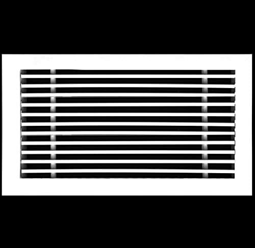 HVAC Premium 16"W X 4"H Linear Aluminum Clip-On Bar Return Air Grille - Image 2