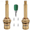 Brass Faucet Cartridge Replacement Kit M20 x 1.5 Ceramic Valve Pair by Unknown