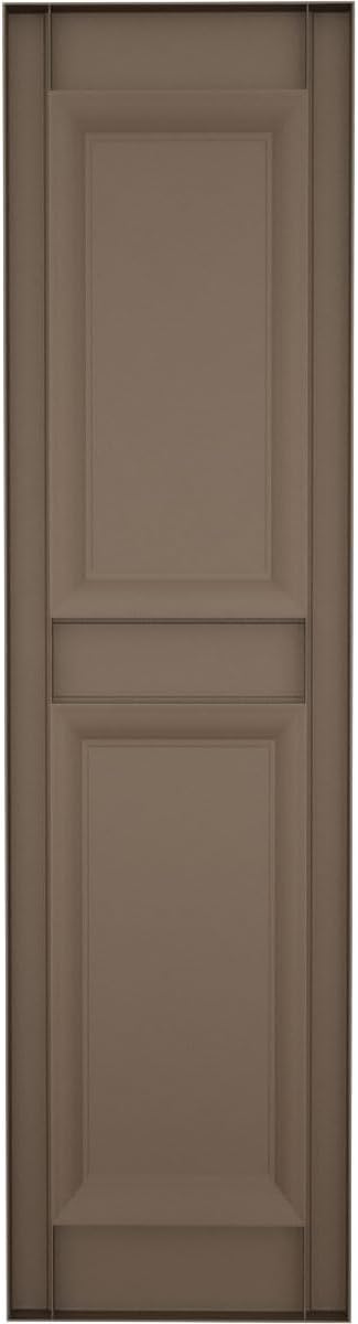 14.75 in. W x 35 in. H Builders Edge, Standard Two Equal Panels, Raised Panel - Image 5