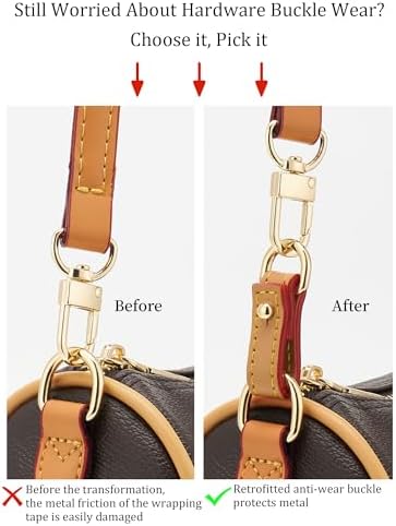 DEVPSISR 2Pcs Vachetta Leather D Rings - Image 4