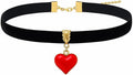 6pcs Costume Choker Necklace Women Black Lace Goth Vampire Accessories for Gothic Clothes