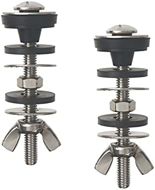 Universal Toilet Tank to Bowl Bolt Kit, Heavy Duty Toilet Tank Replacement Kit by GZJoSum